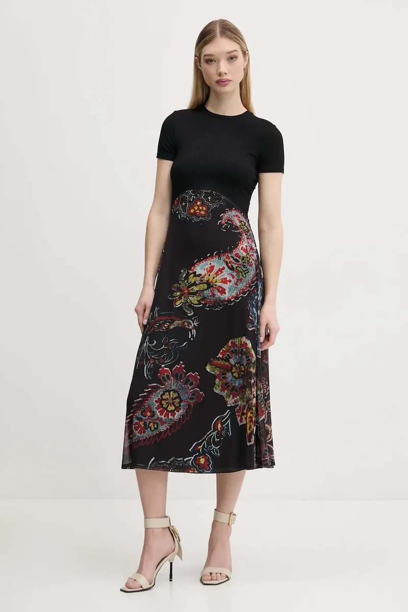 Desigual Φόρεμα Desigual PAISLEY MESH_LACROIX
