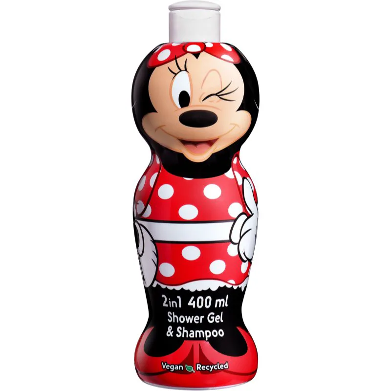 Disney Minnie τζελ για ντους και σαμπουάν 2 σε 1 για παιδιά 400 ml