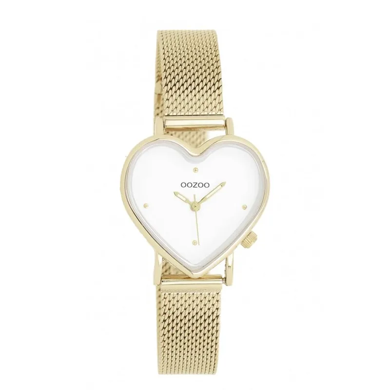 OOZOO Timepieces - C11415, Χρυσό case with Metal Bracelet