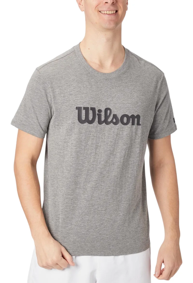 Μπλούζα Κοντομάνικη Wilson Team Graphic Tee Medgray WM00290511MGC-MEDGRAY HT Ανδρικό