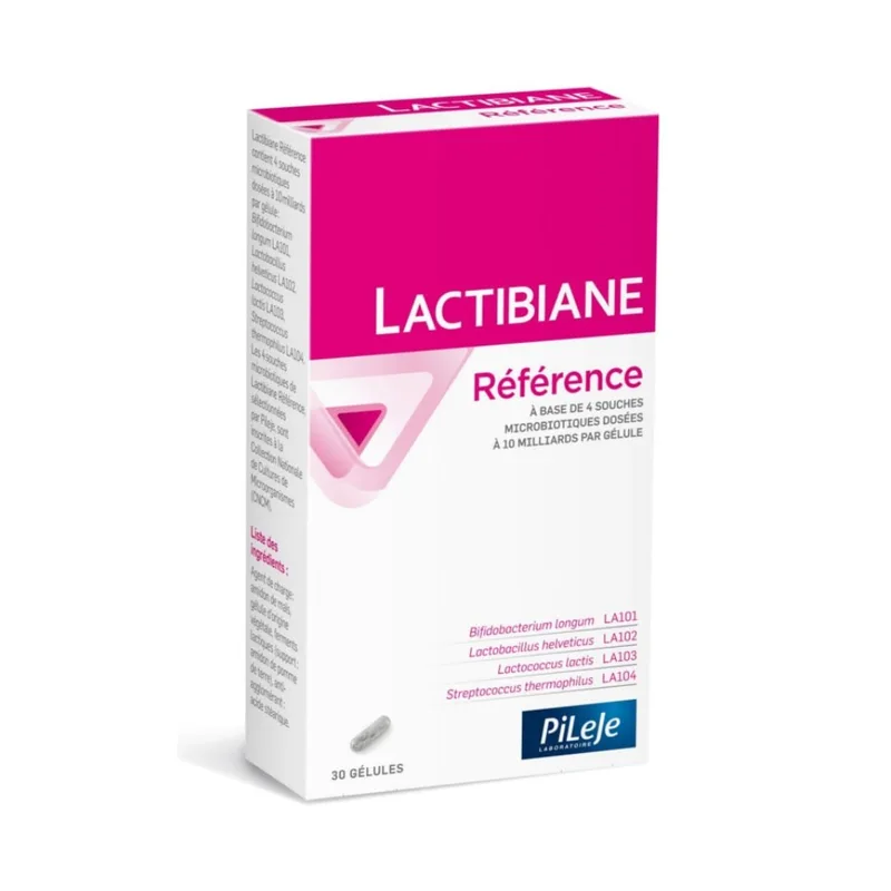 Pileje Lactibiane Reference Microbiotics 30 capsules