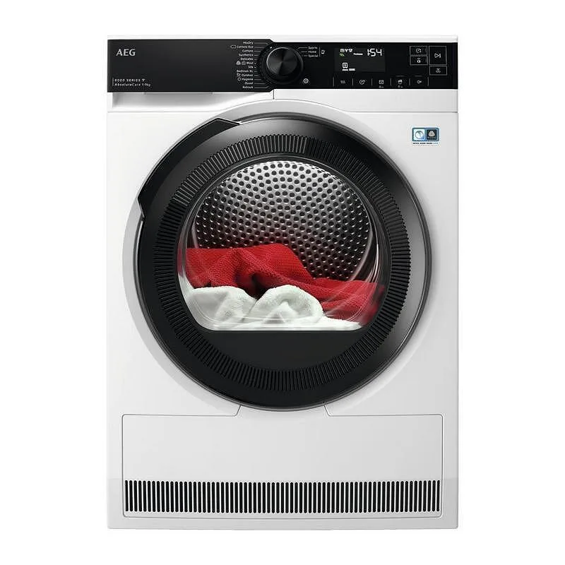 AEG TR839P4CE Στεγνωτήριο 9kg με Αντλία Θερμότητας, A++, Λευκό TR839P4CE