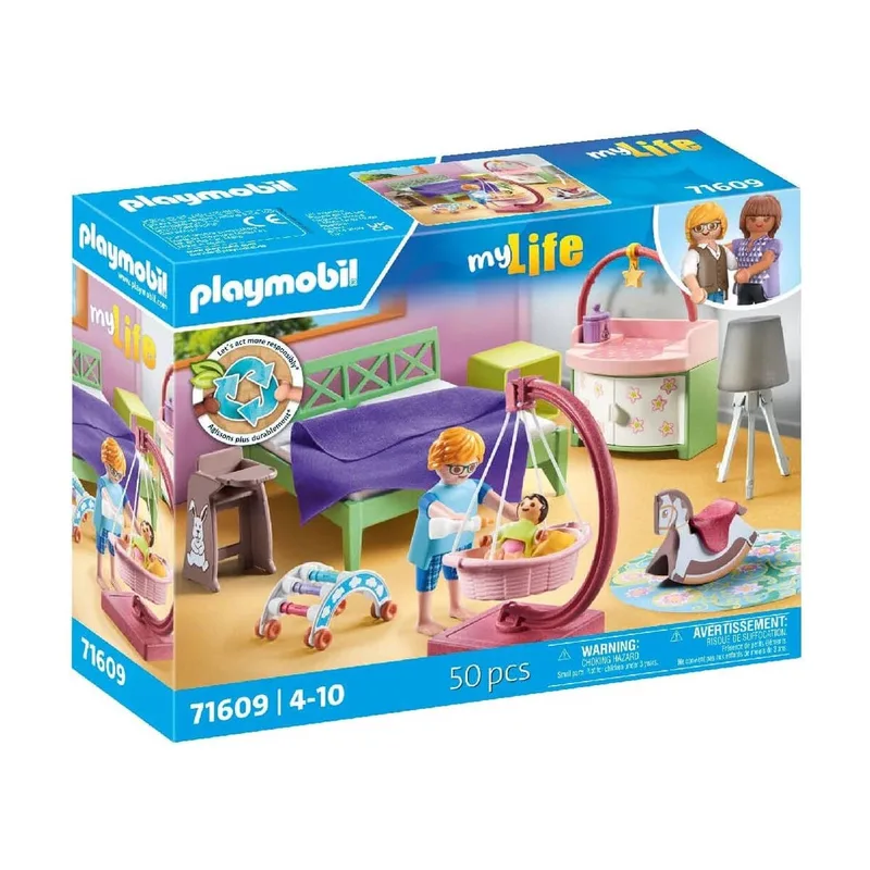 Playmobil Μοντέρνο υπνοδωμάτιο με κούνια 71609