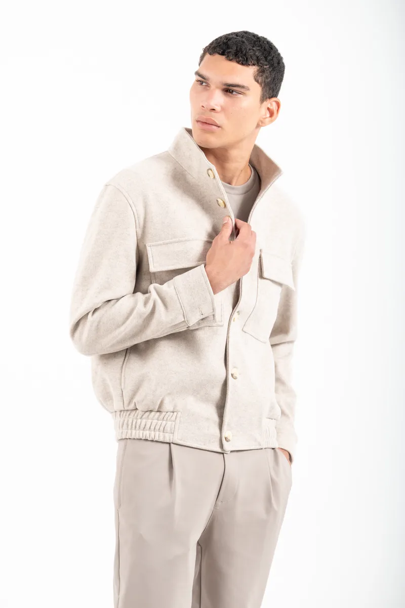 Μπουφάν Vittorio 600-2526-ΜΑΖΖΑΝΟ BEIGE Μπεζ