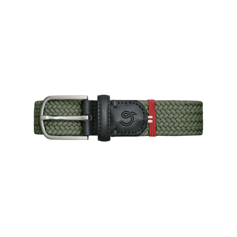 La Boucle Ανδρική Ζώνη Πλεκτή Cambridge B10-100271 Dusty Olive