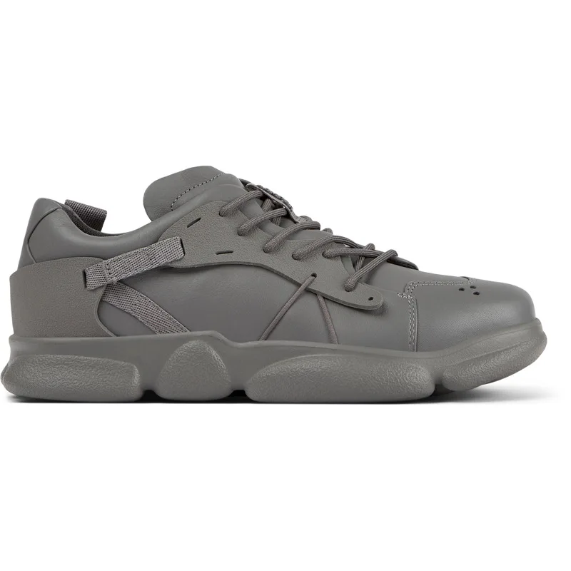 CAMPER Karst - Sneakers Για Ανδρικα - Γκρι, Μέγεθος 39, Smooth leather/Cotton fabric