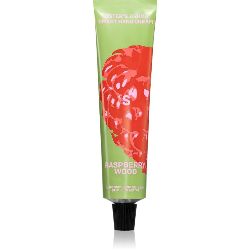 Sister's Aroma Smart Hand Cream Raspberry Wood περιποιητική κρέμα για τα χέρια για γυναίκες 30 ml