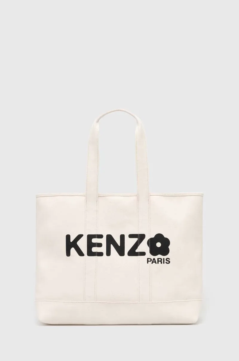 Βαμβακερή τσάντα Kenzo Utility Large Tote Bag