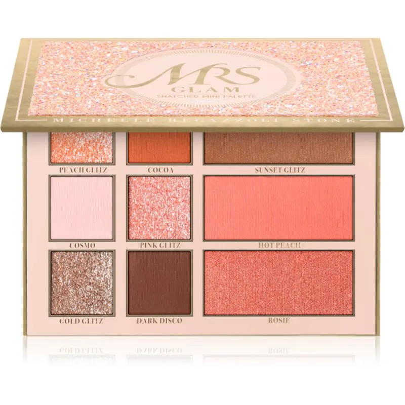 BPerfect Mrs Glam Snatched Mini Palette πολυλειτουργική παλέτα για το πρόσωπο 22 γρ