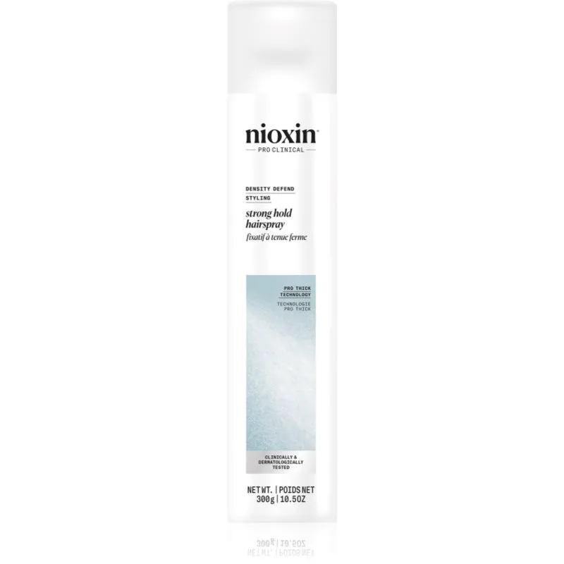 Nioxin Density Defend Styling Strong Hold Hairspray λακ μαλλιών για τέλειο όγκο 300 ml