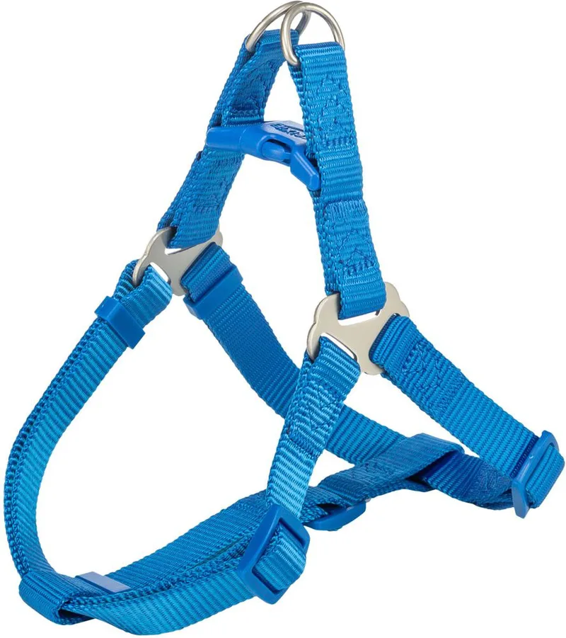 ΣΑΜΑΡΑΚΙ ΣΚΥΛΟΥ TRIXIE PREMIUM ONE TOUCH HARNESS ΜΠΛΕ (40-50CM/15MM)