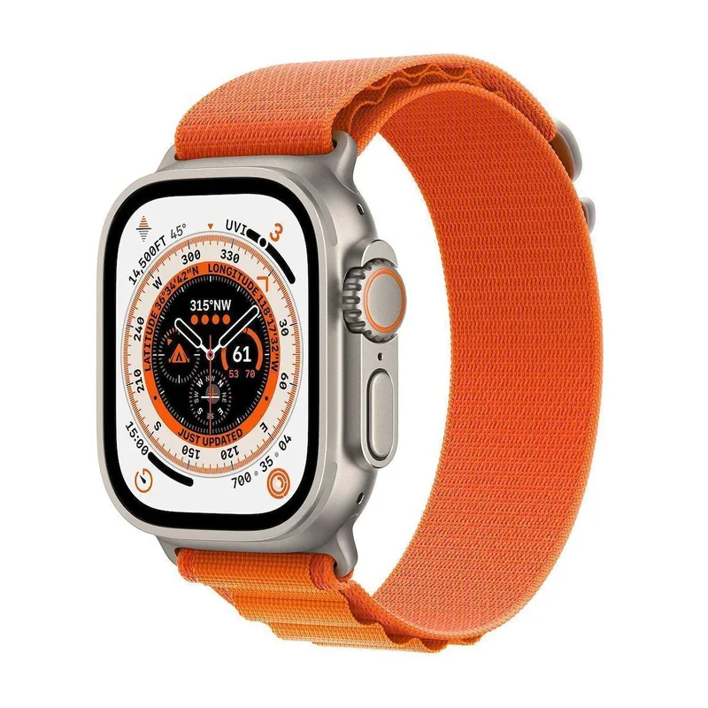 WiWU Alpine Nylon Loop Band Πορτοκαλί Apple Watch 38/40/41/42mm Series 10 2024