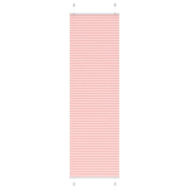 vidaXL Πλισέ Στόρι Ροζ 55x200 εκ. Πλάτος Υφάσματος 54,4 εκ. Πολυεστέρας