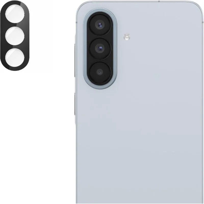 Tempered Glass Samsung Galaxy A57 Techsuit Full Camera Αντιχαρακτικό Γυαλί Προστασίας για Φακό Κάμερας - Black (5949419359031)