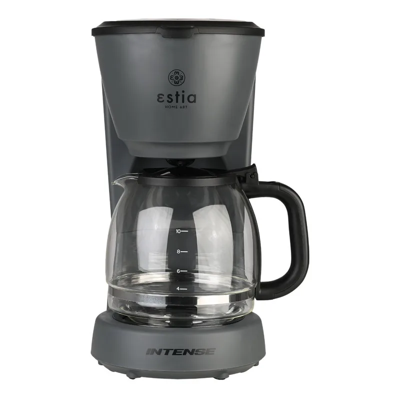 Estia Καφετιέρα Φίλτρου Intense Misty Πλαστική 1000W Με Γυάλινη Κανάτα 1.25Lt Ματ