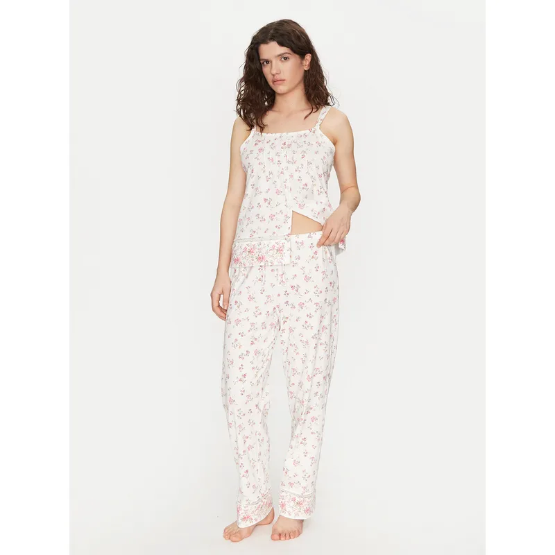 LAUREN RALPH LAUREN Πιτζάμα ILN72408 Εκρού Regular Fit