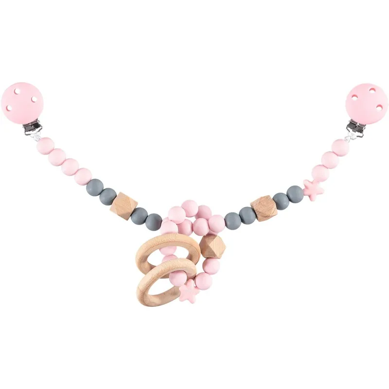 Παιχνίδι Δραστηριότητας Nibbling Pram Mobile Baby Ροζ-Lilac BR74242