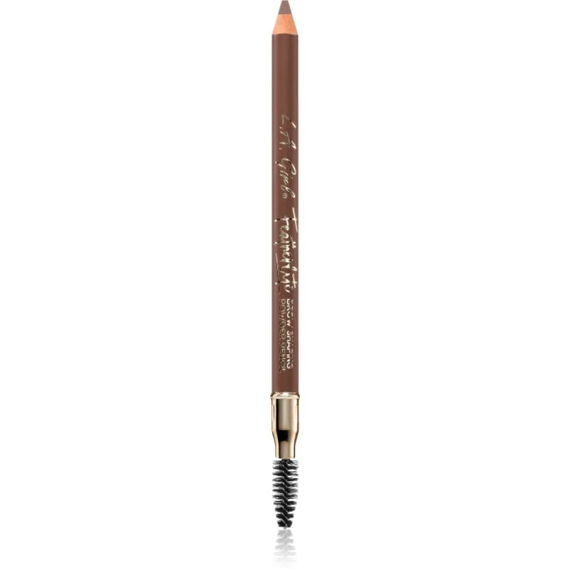 L.A. Girl Cosmetics Featherlite μακράς διαρκείας μολύβι για τα φρύδια με βούρτσα απόχρωση Soft Brown 1.1 γρ