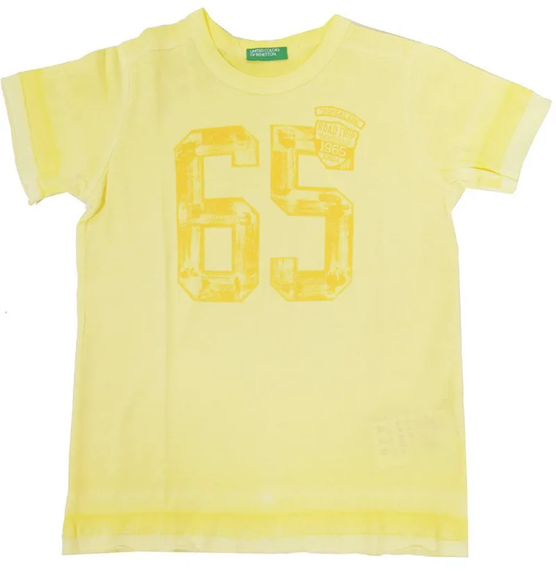 T-SHIRT BENETTON CA ΚΙΤΡΙΝΟ (82 CM)-(1-2 ΕΤΩΝ)