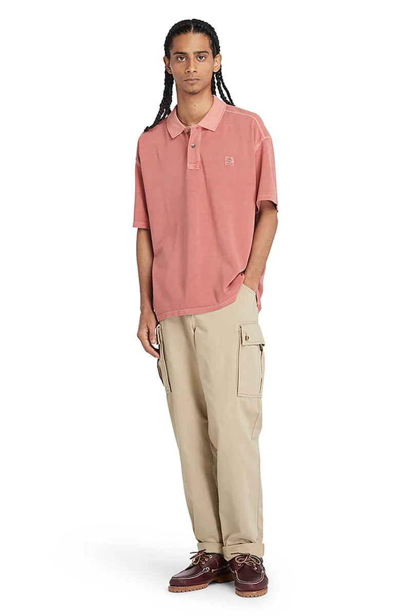 Timberland ανδρικό cargo παντελόνι Relaxed Fit "Brookline" - TB0A5TVYDH41 Μπεζ