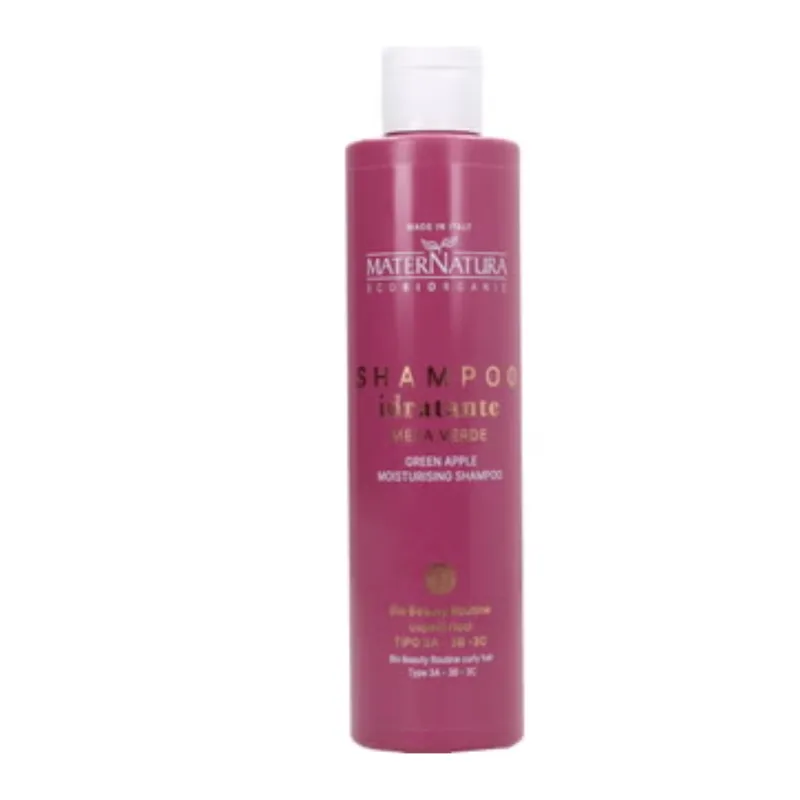 Maternatura Green Apple Moisturizing Shampoo for Curly Hair, 250 ml