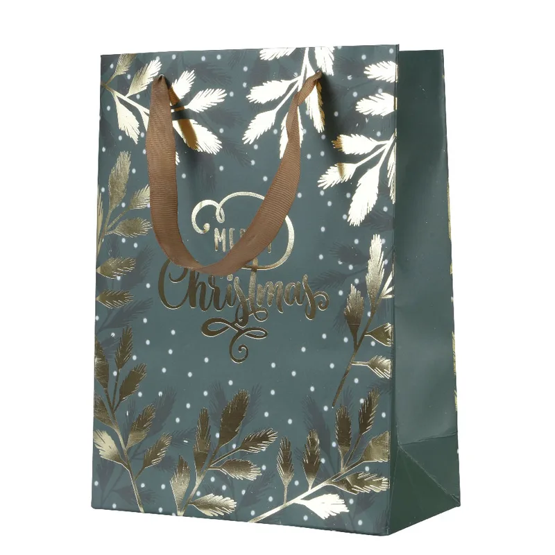 Beauty Home Χριστουγεννιάτικη Τσάντα Χάρτινη Merry Christmas 10cm x 26cm x 32cm