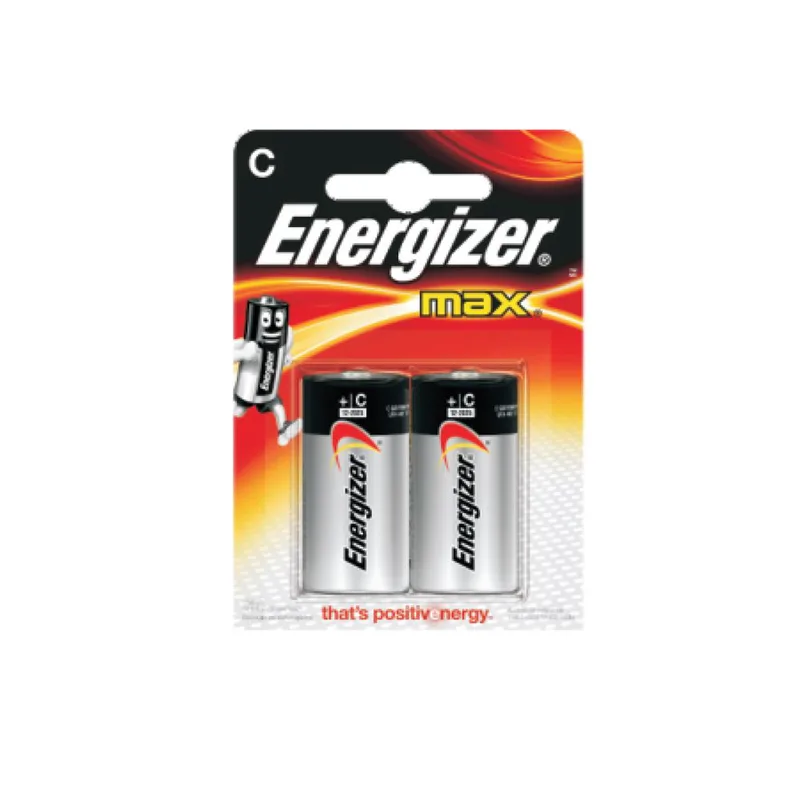 Αλκαλικές μπαταρίες 2 τεμαχίων C-LR14 MAX Energizer