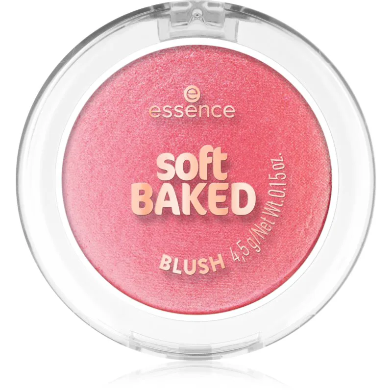 essence Soft Baked ρουζ απόχρωση Think Ροζ 4.5 γρ