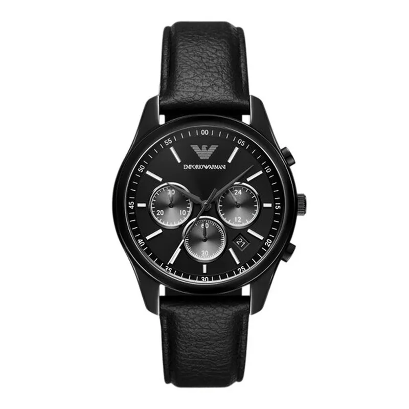 EMPORIO ARMANI Antonio Chronograph Black Stainless Steel Bracelet AR11583