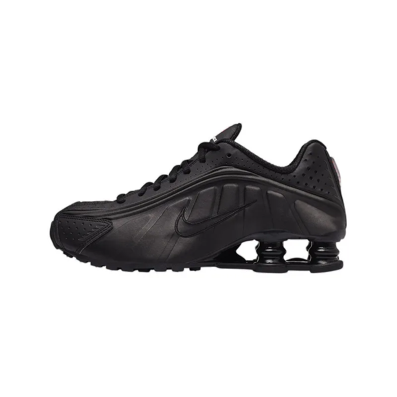 Sneakers Nike Baskets Shox R4 Triple Black Matte noir