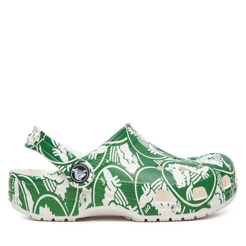 Παντόφλες Crocs Classic Duke Print Clog K 210007 Πράσινο