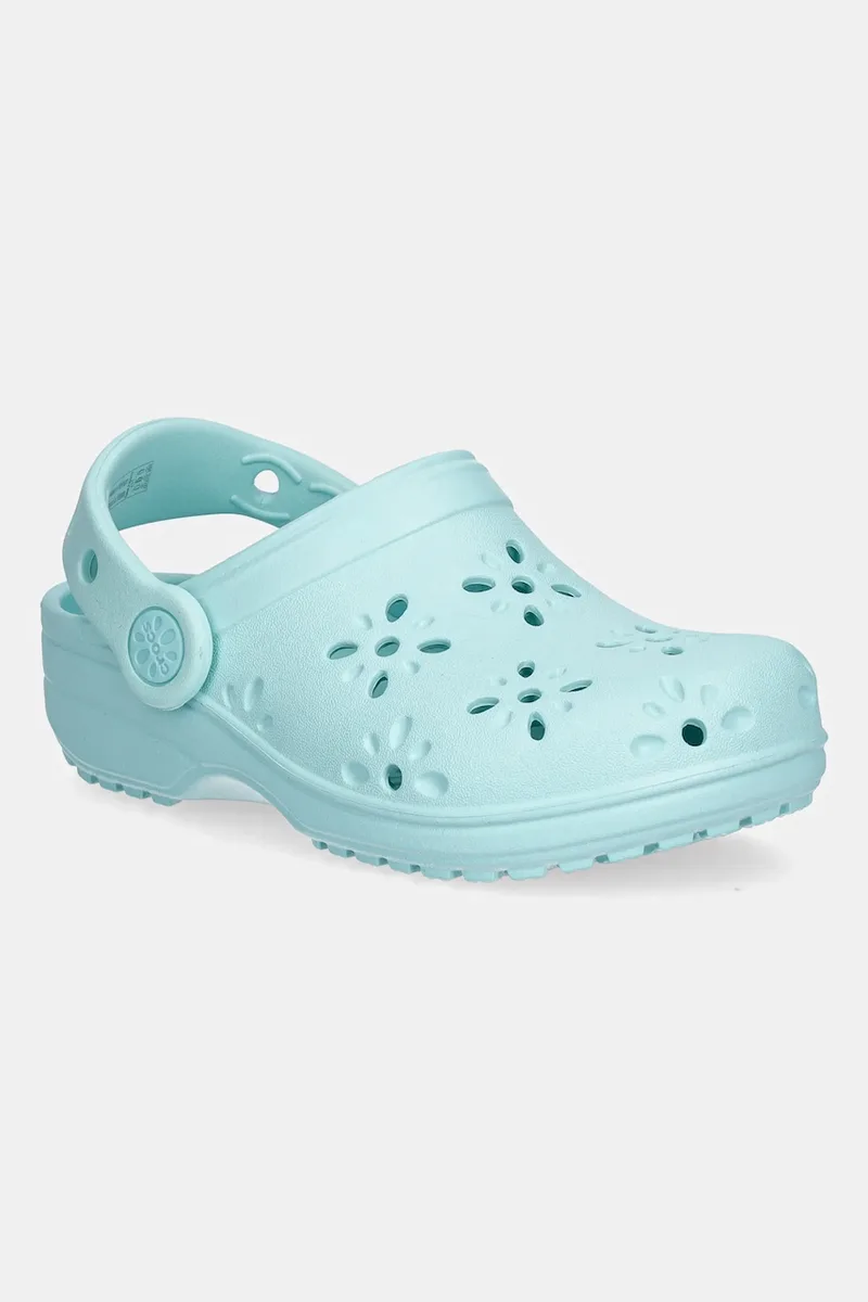 Παντόφλες Crocs CLASSIC FLORAL CUT OUT CLOG KIDS