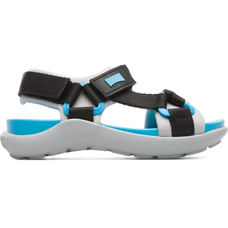 CAMPER Wous - Πέδιλα Για Κορίτσια - Μαύρο,Γκρι, Μέγεθος 26, Cotton fabric