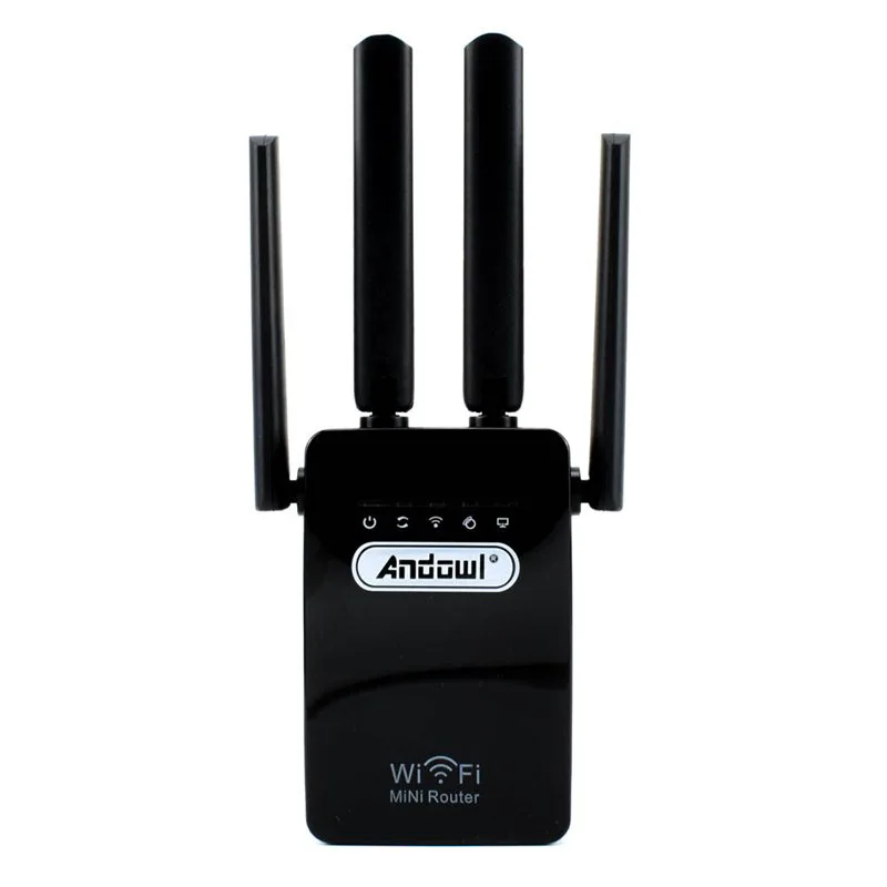 Andowl Q-T83 WiFi Extender Single Band (2.4GHz) 300Mbps με 2 Θύρες Ethernet