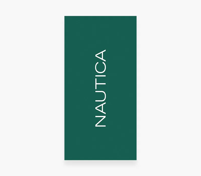Πετσέτα Θαλάσσης Nef-Nef Nau Logo Green 80x160