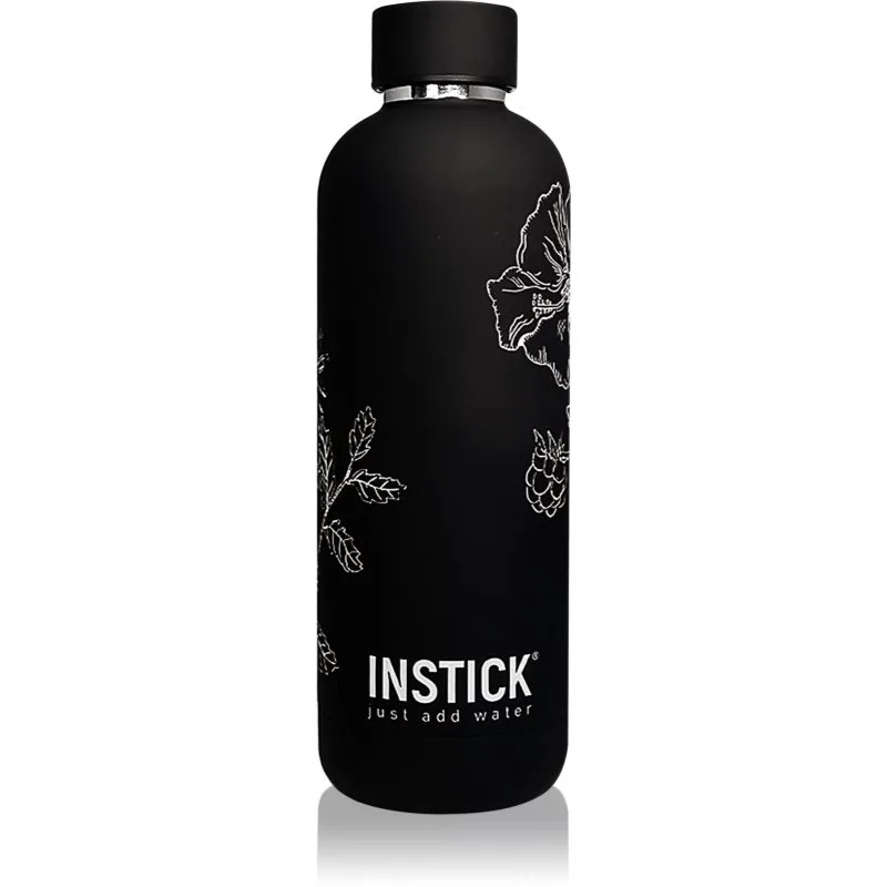 INSTICK Insulated Bottle Slim θερμός χρώμα Black 500 ml