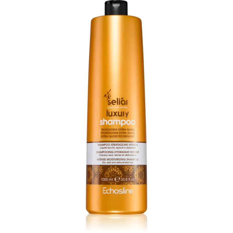 Echosline Seliár Luxury ενυδατικό σαμπουάν για ξηρά μαλλιά 1000 ml