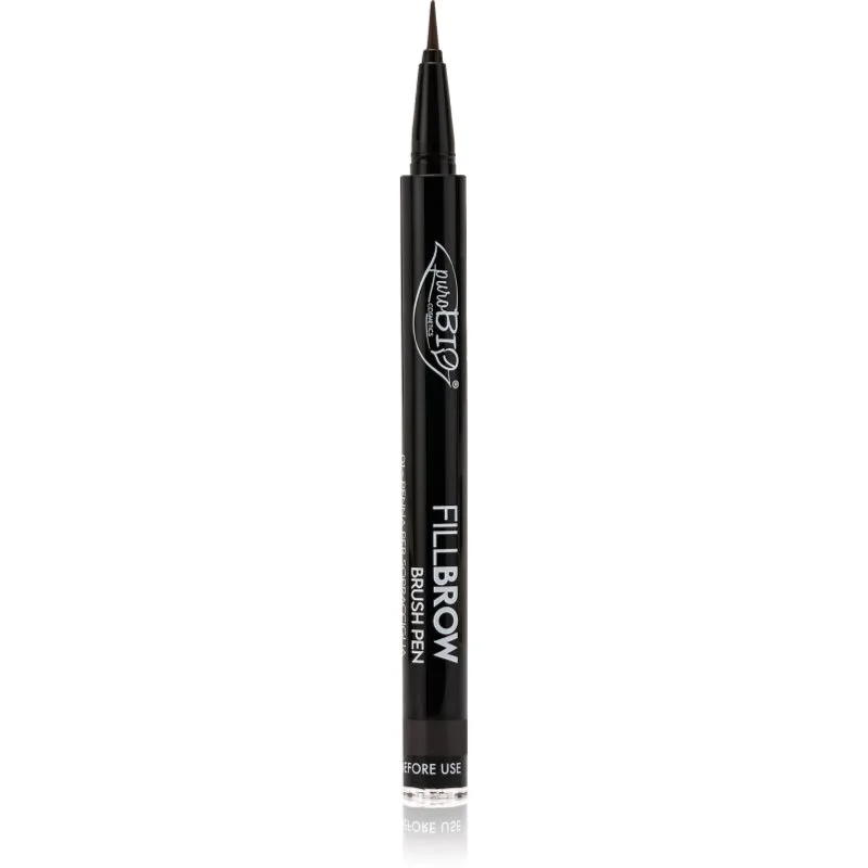 puroBIO Cosmetics Fillbrow μαρκαδόρος για τα φρύδια απόχρωση 04 Soft Black 0.7 ml