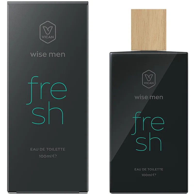 Vican Wise Men Eau de Toilette Fresh Musk & Sandalwood Notes Ανδρικό Άρωμα με Νότες Σανταλόξυλου & Musk για Απόλυτη Αίσθηση Φρεσκάδας & Αναζωογόνησης 100ml