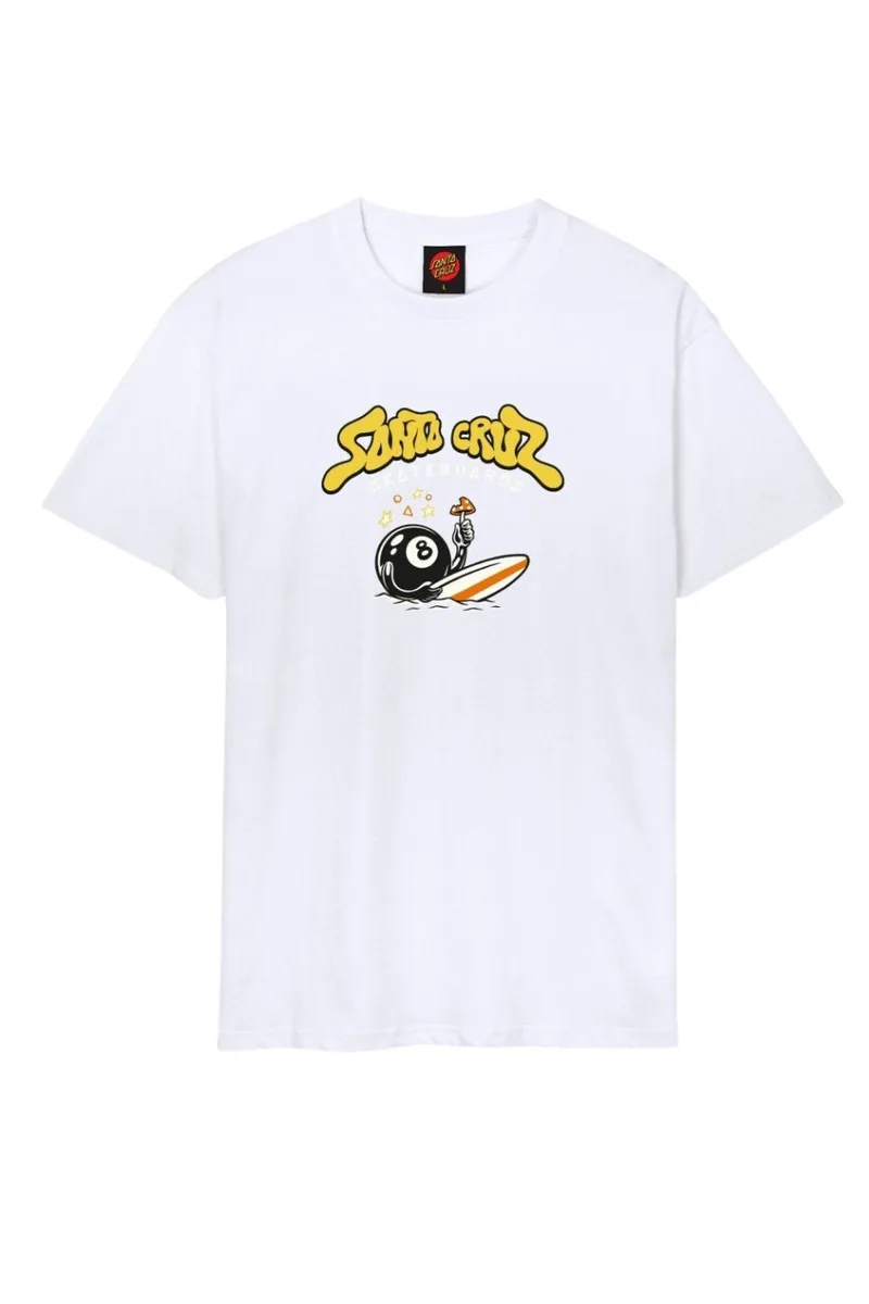 SANTA CRUZ T-Shirts Winkowski Surf Front T-Shirt - ΛΕΥΚΟ-SCA-TEE-12118-WHITE