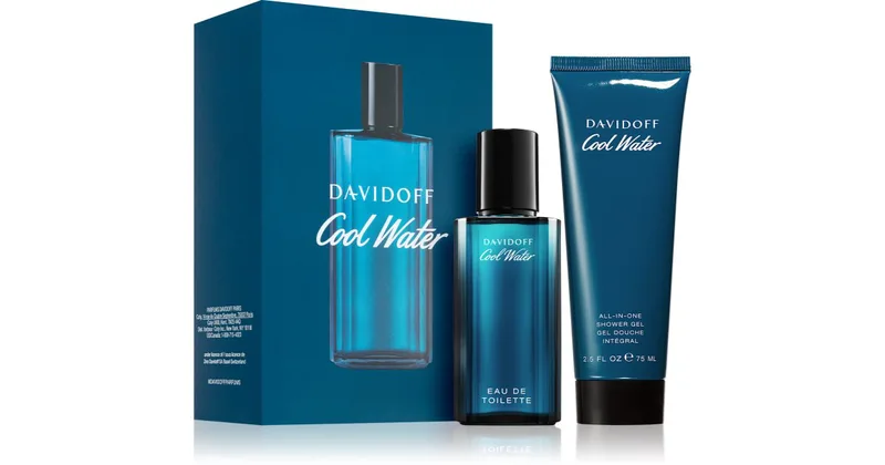 Davidoff Box set Davidoff Cool Water Men Eau De Toilette 40 Ml With Shower Gel 75 Ml