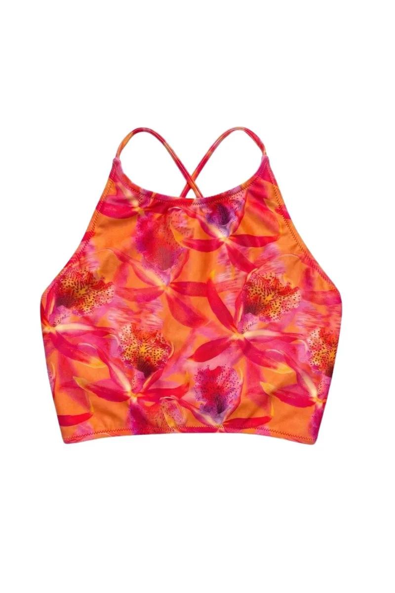 ILLUSION Αθλητικά Μπουστάκια CROP TOP BRA - ORANGE-CROP TOP BRA-ORANGE