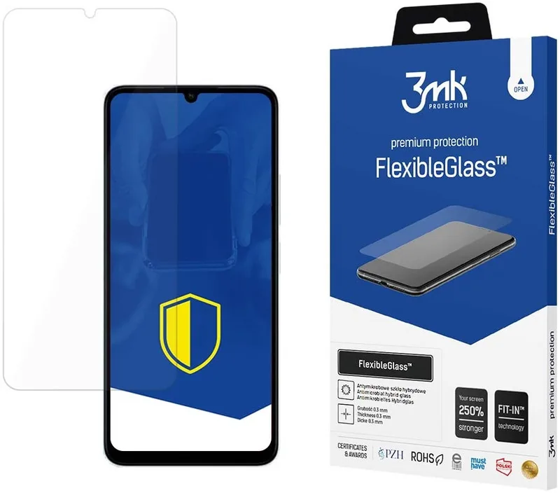 3MK Premium Flexible Glass - Αντιχαρακτικό Υβριδικό Προστατευτικό Γυαλί Οθόνης - Xiaomi Redmi 13C 4G / Poco C65 - 0.3mm (5903108547031)