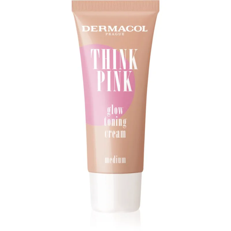 Dermacol Think Ροζ λαμπρυντική κρέμα τονισμού απόχρωση 02 Medium 30 ml