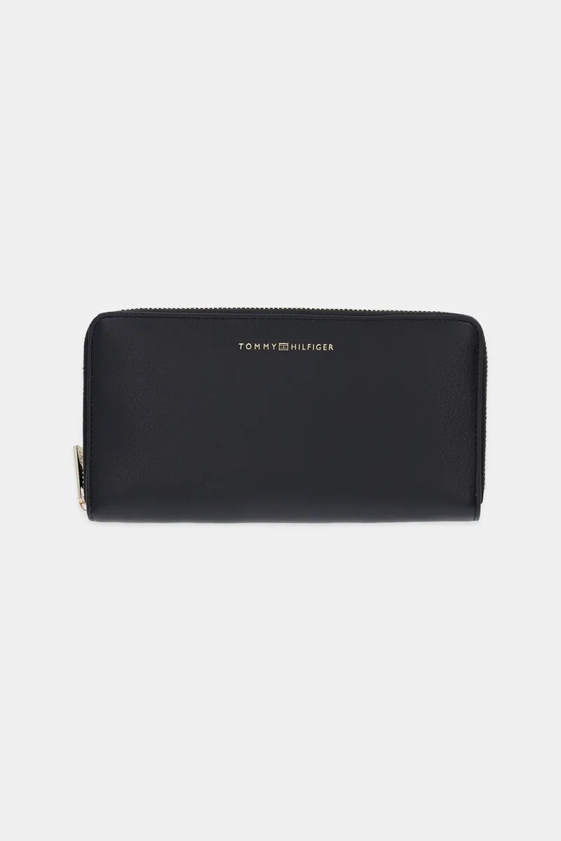Tommy Hilfiger γυναικείο πορτοφόλι με λογότυπο - AW0AW18125 Μαύρο