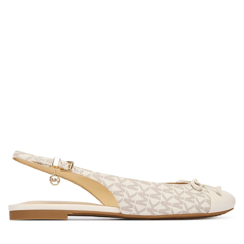 Μπαλαρίνες MICHAEL Michael Kors Piper 40S6PIFP1B Κρεμ