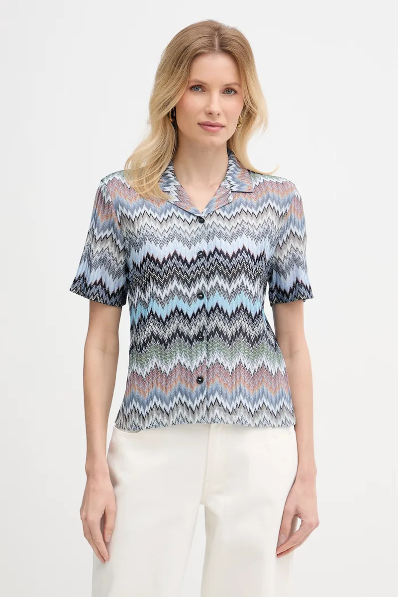 Missoni πουκάμισο γυναικείο από βισκόζη