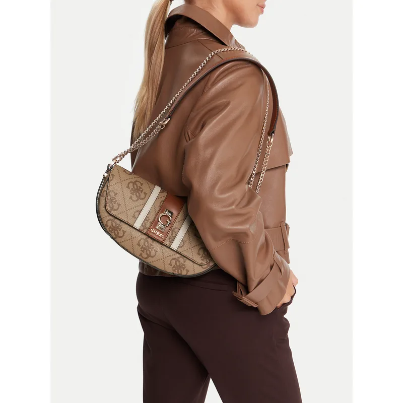 Τσάντα Guess Erenia HWSO78 38210 Μπεζ