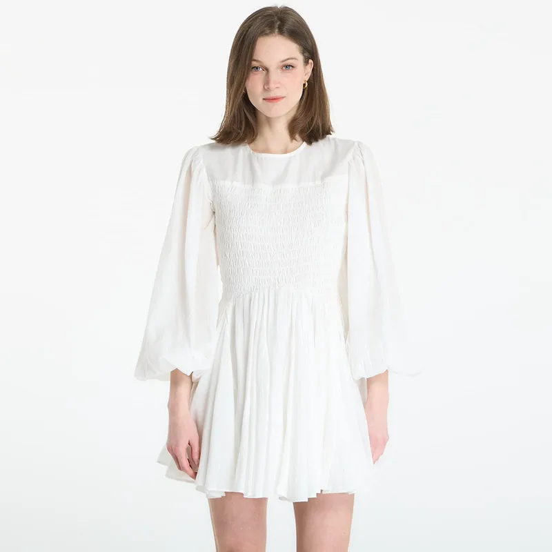 Φόρεμα AllSaints Chia Dress White 8