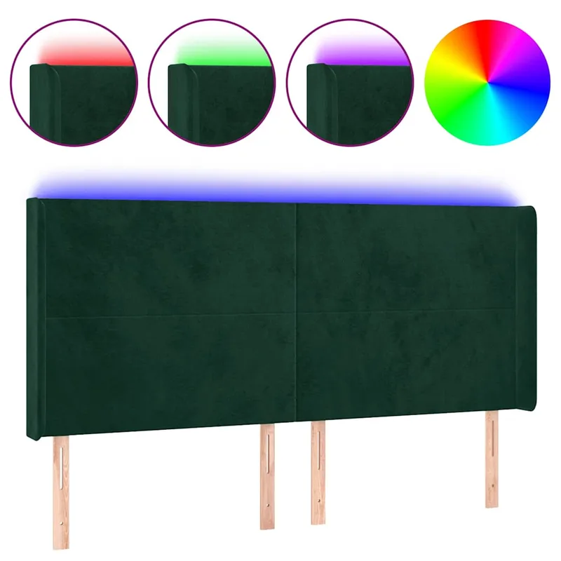 vidaXL Ξ�ΞµΟ†Ξ±Ξ»Ξ¬Ο�ΞΉ Ξ�Ο�ΞµΞ²Ξ±Ο„ΞΉΞΏΟ� LED Ξ£ΞΊΞΏΟ�Ο�ΞΏ Ξ Ο�Ξ¬ΟƒΞΉΞ½ΞΏ 183x16x118/128 ΞµΞΊ